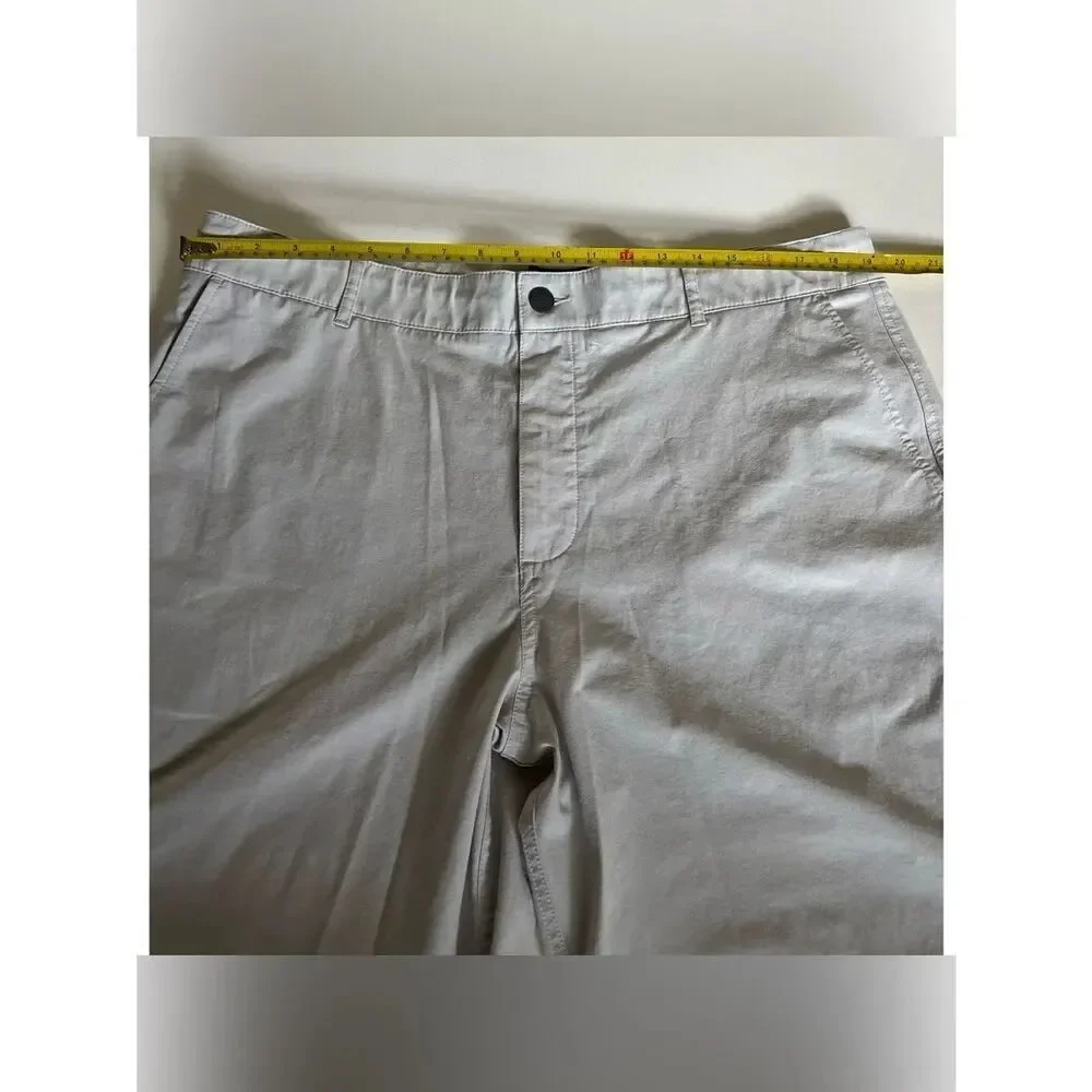 FAHERTY All Day Shorts 9” in Ice Gray Size 38